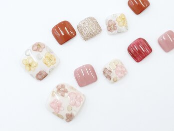 ネイルサロンクイール 宇都宮店(NAIL SALON QUILL)/インクフラワーアート