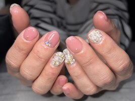ツイードとフラッシュネイル★