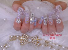 ユミ(U mi)/チップ長さ出し持ち込みデザイン