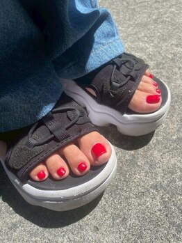 フットネイルワンカラー★