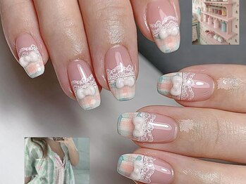 ミュウミュウ(miumiu)/春ネイル