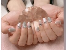 チェリーブロッサム(A CHERRY BLOSSOM)/白とシルバー
