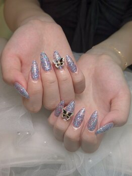 ラッキーネイル(lucky nail)/チップスカルプパーツ2個付き