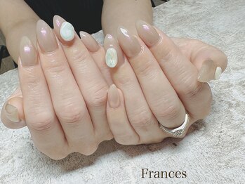 フランセス(Frances)/オーロラミラー&変形パール