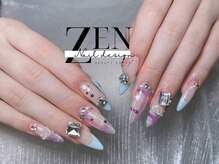 ゼン ネイル デザイン 池袋(ZEN NAIL DESIGN)/* 長 さだしやり放題×つけ放題