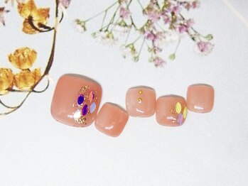 ネイルライフ(NailLife)/リーフホロニュアンスフット