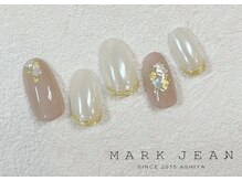 マークジーン 姫路(MARK JEAN)/119. ニュアンス　パール ネイル