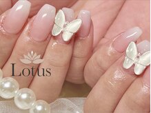 ロータス ネイルアンドアイラッシュ(Lotus)/ベイビーブーマーにバタフライ★
