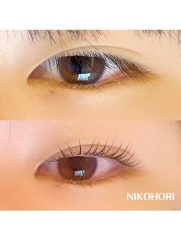 ニコホリ(NIKOHORI)/ビューラーよりもまつ毛パーマ◎