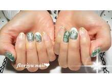 フロージュ ネイル(florjyu nail)/x"mas雪の結晶nail