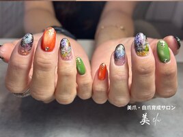 花火ネイル