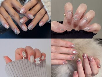 KURA_NAIL【クラネイル】【2/2 NEW OPEN(予定)】の写真/200色以上のカラーと100種類以上のトレンドパーツを豊富にご用意◎小パーツつけ放題デザインやり放題¥9900~