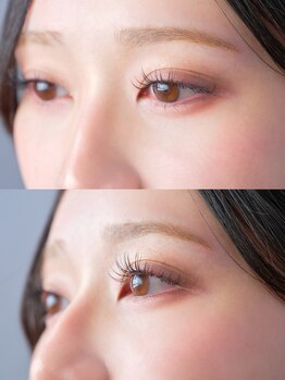 リノ 中目黒(Lino)の写真/【自まつ毛派の方にはまつげパーマがお勧め★】30種類以上あるロッドで理想の目元へ◎初めての方も大歓迎♪