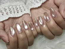 デュリブリンクネイル 高田馬場(Duli blink nails)/マグネット×線フレンチ＊