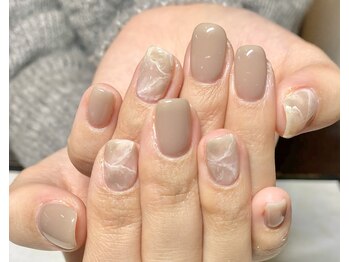 ボーホーネイルズコレクション(BOHO NAILS COLLECTION)/ワンカラー ＋アート追加