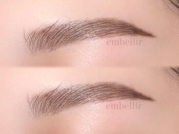 アンベリール(embellir)の写真/【ハリウッドブロウリフト導入店☆】アイブロウWAX＋間引きメニューも王道人気♪眉毛の悩みご相談下さい★