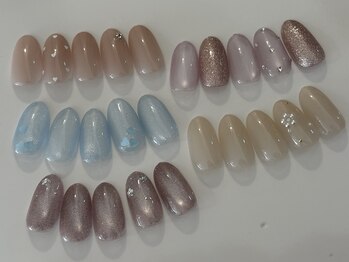 オルネイル(olunail)の写真/【アート付き定額制】デザインに悩む時間がない人にもオススメ◎今回選びきれなくても、次回また楽しめる♪