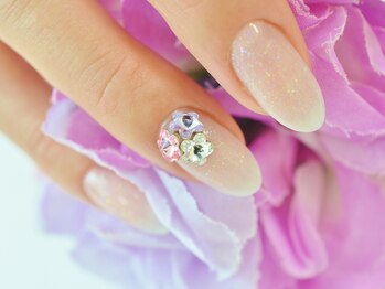 コットンローズ(Cotton Rose)/お花スワロ