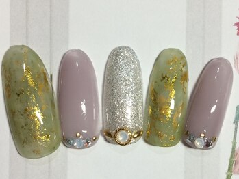 ネイルサロン リリオ(Nail Salon Ririo)/透け感◎アートネイル