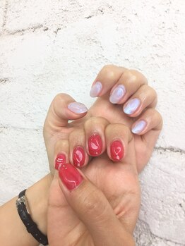 プライズアイリス アイラッシュ 池袋東口店(prize Iris eyelash)/持ち込みお客様ネイル