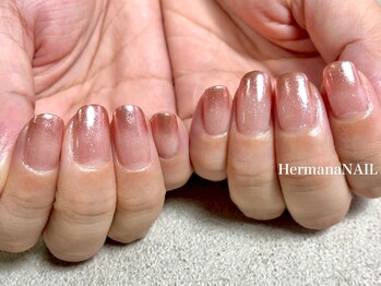 エルマナ ネイル(Hermana NAIL)/ミラーグラデーション
