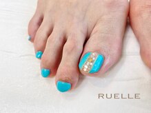 リュエル(RUELLE)/フットネイル グリーン