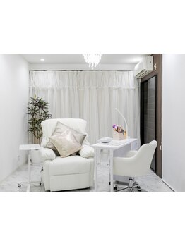 個室があるサロン