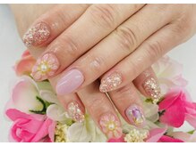 ディーネイル 四条烏丸(D-nail)/坂口/ぷっくりお花