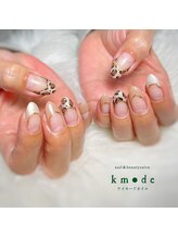 ケイモードネイル(kmode)/大人レオパードフレンチ