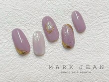 マークジーン 姫路(MARK JEAN)/135. パープル　オーロラ ネイル