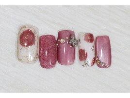 花柄ネイル