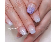 たゆ ネイル(たゆnail)/パラジェル紫陽花ネイル＊