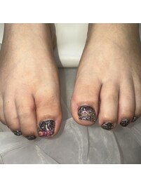 指名限定　花火ネイル