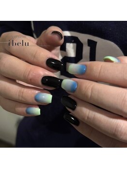 イベル 神戸三宮店(ibelu)/バイカラーグラデーション
