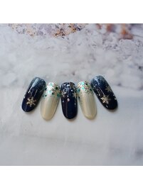ウィンターネイル￥11000
