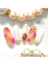 ネイルサロン アンリタ(nail salon AneRita)/春カラー☆フローラルネイル