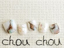 ネイルアンドアイラッシュスタジオ シュシュ(chouchou)/フットネイル・ニュアンス