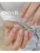 エスネイル 新宿西口店(es NAIL)/フィルム×ラメ