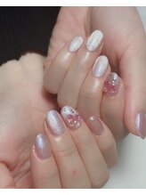 サムズアップネイル(thumbs up nail)/2本アート