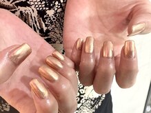 タスメット(+met)/～ゴールドミラーネイル～