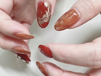 エムアンドディビューティサロン 銀座店(M&D)/新年ネイル★龍