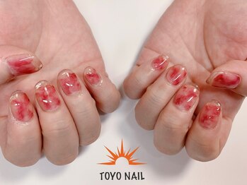 トヨネイル(TOYO NAIL)/もやもやクリアフレンチ