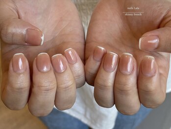 ネイルズ ララ(nails Lala)/スキニーフレンチ。