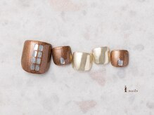 アイネイルズ 横浜EAST店(I-nails)/キラキラホロメタリックフット