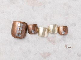キラキラホロメタリックフット