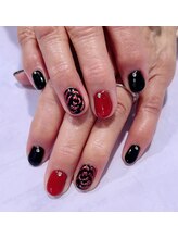 アートネイル アルファ(Art Nail ALUFA)/薔薇アート