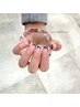 クリアベースフレンチネイル4980円