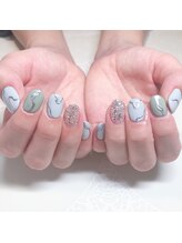 ネイルサロン マハロ 横浜四季の森フォレオ店(Nail Salon Mahalo)/ラインネイル