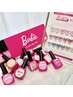 《初回オフ無料》Barbieフラッシュネイル★ワンカラー¥10,500→