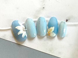 夏ハンドネイル｜パラジェル